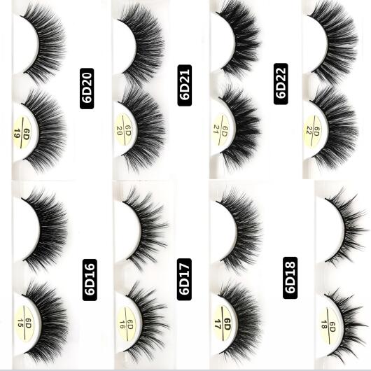 6D Faux Mink øjenvipper