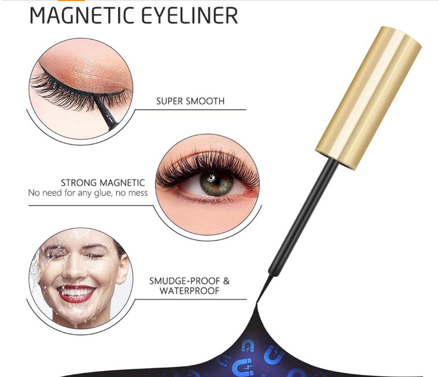 Opnå ubesværet smukke vipper med magnetisk eyeliner og vippekit