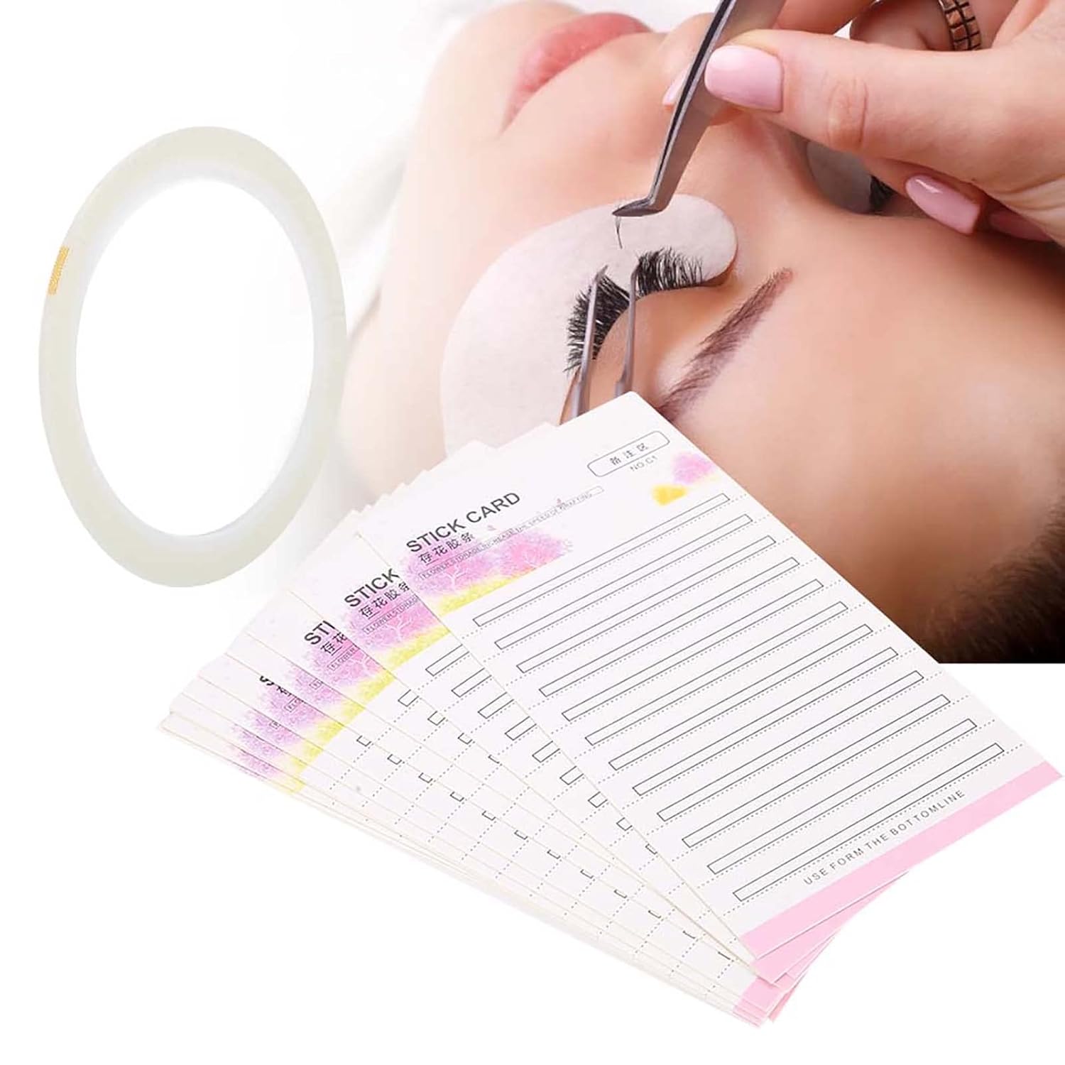 False Eyelash Fans Paper Card - Den ultimative løsning til opbevaring af vippeforlængelse
