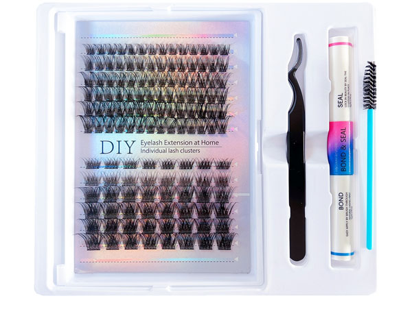 Bedste Pingdu Sparkling Eyelash®-produkter til naturligt udseende DIY Mink Lash Extensions