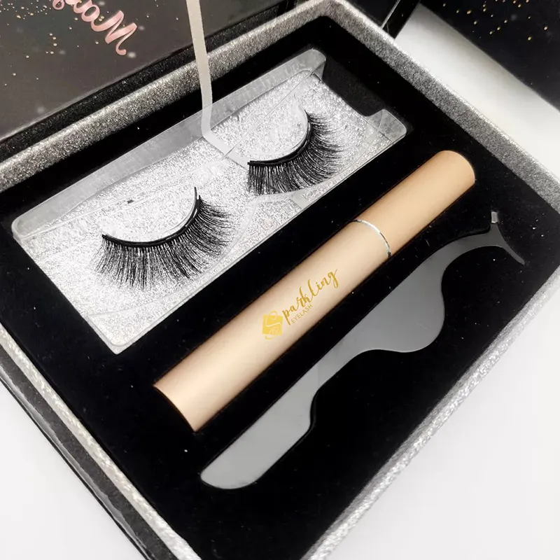 5 magneter magnetiske øjenvipper med eyeliner