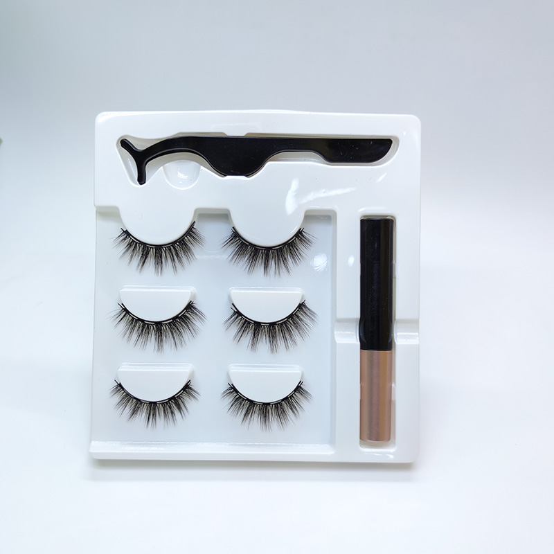 6D Natural Look Håndlavede Faux øjenvipper
