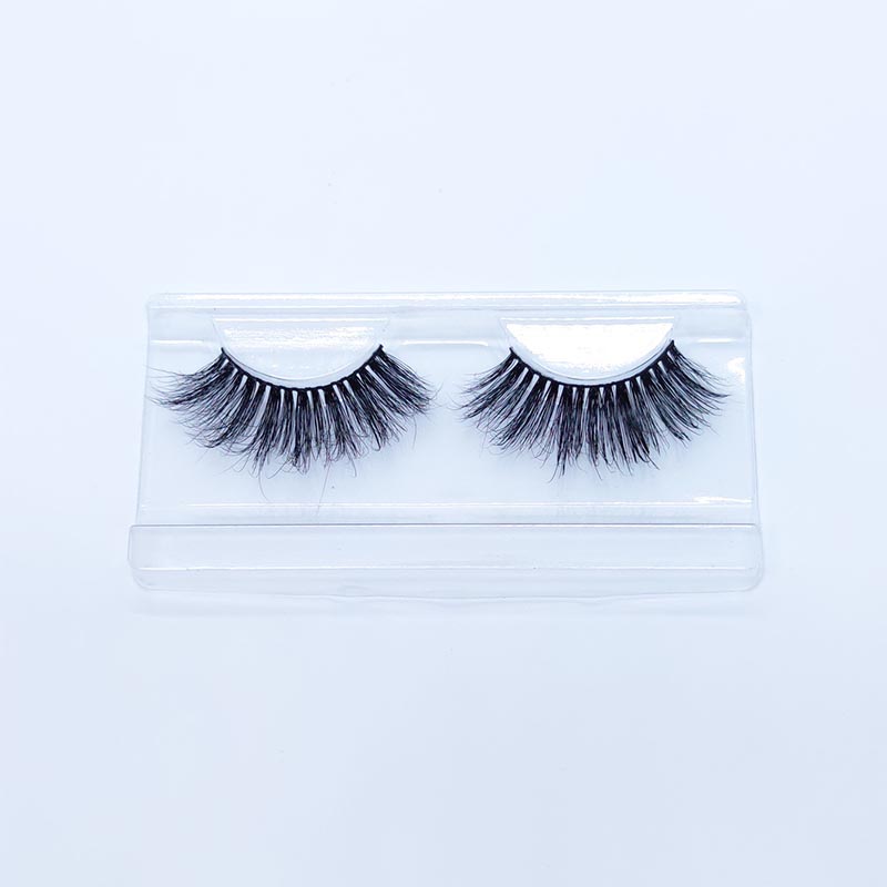 8D Mink øjenvipper Wispy Fluffy Lashes Naturligt udseende silkevipper 12-18 mm