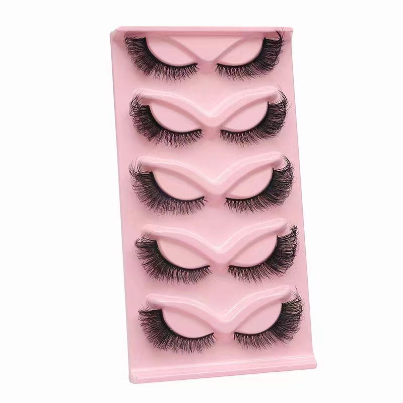 Cat Eye Lashes Wispy Falske Eyelashes Natural Look