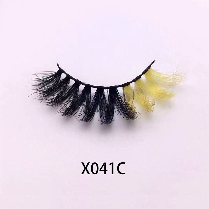 Dramatiske faux minkvipper