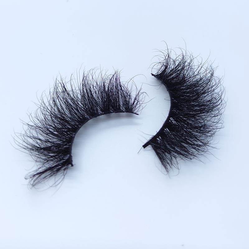 Rene mink øjenvipper lilje Falske øjenvipper Fluffy 8D Faux vipper